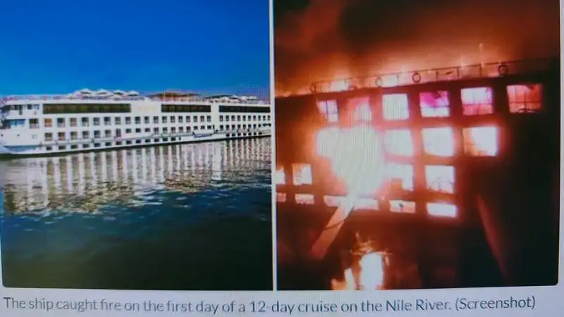 Leégett a turistahajó, nincs magyar sérült