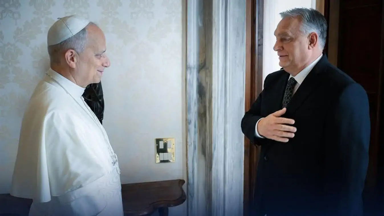 A magyar kormányfőt fogadta XIV. Leó pápa a Vatikánban