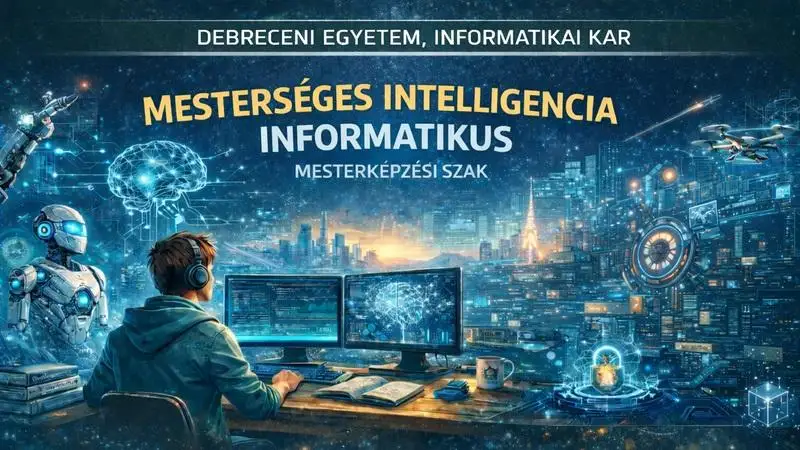 Új mesterséges intelligencia mesterképzés indul a Debreceni Egyetemen