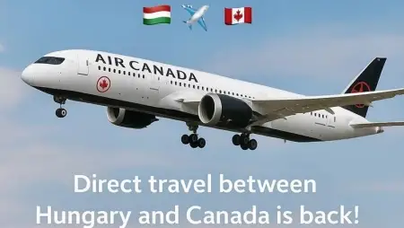 Nyáron visszatér az Air Canada légitársaság Ferihegyre