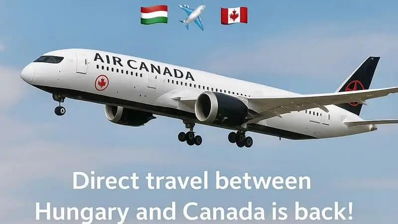 Nyáron visszatér az Air Canada légitársaság Ferihegyre