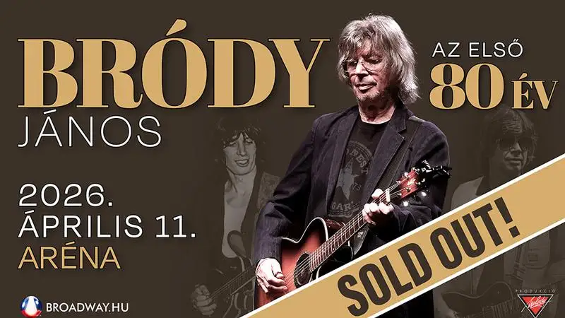 Április 11-én  lesz az utolsó nagy koncertje