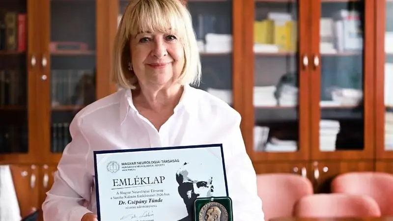 Sántha Kálmán-díjat kapott a Debreceni Egyetem neurológusa
