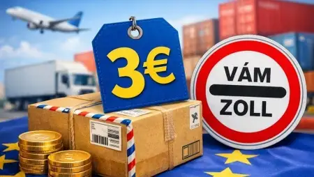 Új uniós vámszabály – 3 eurós díj a kiscsomagokra