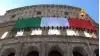 Nemzeti színekbe borult a Colosseum az olasz nemzeti ünnepen
