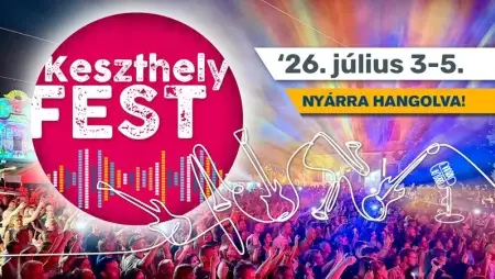 A régió legnagyobb fesztiválja lesz idén is a KeszthelyFest