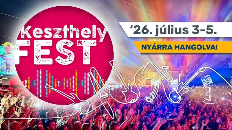 A régió legnagyobb fesztiválja lesz idén is a KeszthelyFest