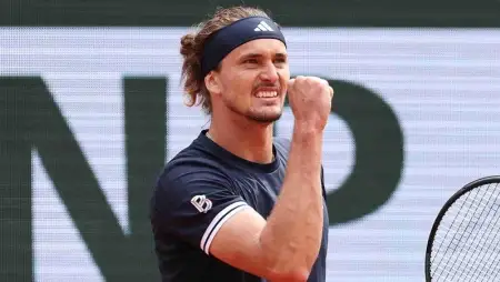 A hamburgi születésű teniszezőnek ez az első Grand Slam-serlege