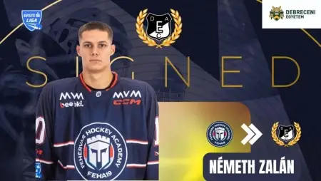 Egyetemi tanulmányok mellett hokizik a DEAC-ban