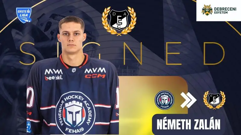 Egyetemi tanulmányok mellett hokizik a DEAC-ban