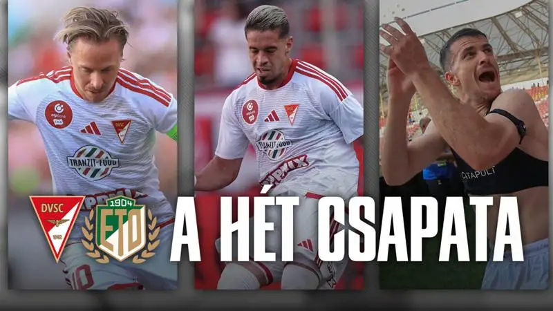 Az ETO után vasárnap Kisvárdán vár nagy feladat a DVSC focistáira 