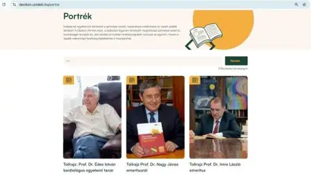 A Debreceni Egyetem új személyi adatbázisa már böngészhető