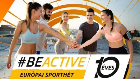 Rekordszámú esemény a Be Active Your Way programsorozatban